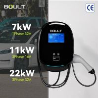 Boult 7kW / 11kW / 22kW Wallbox EV Charger + App Control (BP02) Type 2 Home AC Charger Boult 7kW / 11kW / 22kW Wallbox EV Charger + App Control (BP02) Type 2 Home AC Charger
