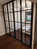 Aluminium Top and Bottom Track Sliding Door