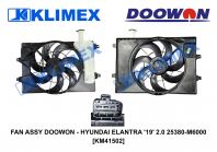 FAN ASSY DOOWON - HYUNDAI ELANTRA '19' 2.0 25380-M6000 [KM41502]