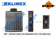 NRF - HEATER CORE VOLKSWAGEN POLO '08' [KM41240]