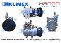 COMP HANON - HYUNDAI GETZ 1.3 (HS15) (4PK) (97701-1C150) [KM15549]