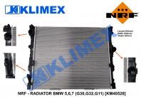 NRF - RADIATOR BMW 5,6,7 (G30,G32,G11) [KM40528]