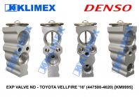 EXP VALVE ND - TOYOTA VELLFIRE '16' (447500-4620) [KM9995]