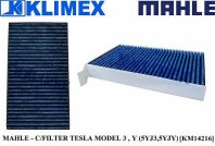 MAHLE - C/FILTER TESLA MODEL 3 Y (5YJ3,5YJY) [KM14216]