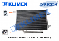 CARSCION - COND MB A-CLASS (W169) C_W DRIER [KM42607]