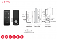 Hafele ER5100S Rim Lock Digital Lock