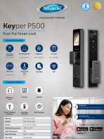 St Guchi Keyper P500 Push Pull Digital Lock