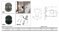 Eco Ware Invisible Door Lock with Key