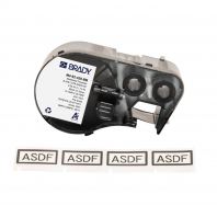 Metalized Solvent Resistant Matte Gray Polyester Labels with Ribbon for M4 M5 Printers - 1.13" x 0.5"