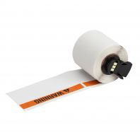 All Weather Permanent Adhesive Vinyl Labels, ANSI WARNING Header, for M6 M7 Printers All Weather Permanent Adhesive Vinyl Labels, ANSI WARNING Header, for M6 M7 Printers