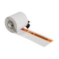 All Weather Permanent Adhesive Vinyl Labels, ANSI ADVERTENCIA Header, for M6 M7 Printers All Weather Permanent Adhesive Vinyl Labels, ANSI ADVERTENCIA Header, for M6 M7 Printers