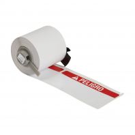 All Weather Permanent Adhesive Vinyl Labels, ANSI PELIGRO Header, for M6 M7 Printers All Weather Permanent Adhesive Vinyl Labels, ANSI PELIGRO Header, for M6 M7 Printers