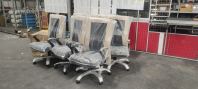432 Medium back chair with chrome leg