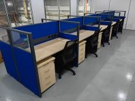 Supply & Install Workstation Cubicle Partition & Table & Chair & Meeting Table, Low Filing Cabinet In Pulau Indah Industrial Park, West Port