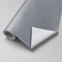480gsm White/Grey Laminated PVC Canvas
