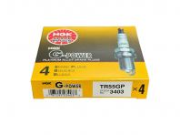 NGK TR55GP 3403 Platinum Spark Plug - OEM Replacement for Ford F 150 Lincoln Chevrolet Buick  Interchange 1204572 12568387 AP5184