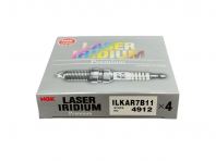 NGK ILKAR7B11 4912 Laser Iridium Spark Plug - OEM 90919-01253 for Toyota Corolla RAV4 Vios Lexus CT200h