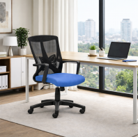 QUORRA Executive Medium Back Mesh Chair | Ergonomic Chair | Office Mesh Chair | Comfortable Chair