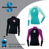 UPF 80 T-FLEX RASH GUARD, LONG SLEEVE, WOMEN