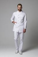 Professional White Doctor Lab Coat  Medical Clinic Uniform Malaysia  Custom Logo   Uniform King