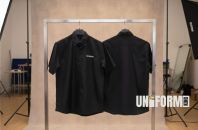 Custom Corporate Short Sleeve Uniform Shirt Malaysia  Embroidered Logo Staff Shirt for Showroom & Office   Uniform King