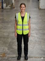 Basic Safety Vest   High Visibility Reflective Safety Vest  Lightweight, Durable & Affordable Worksite Protection