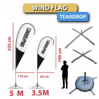 Product Title  Premium Wind Flag Teardrop Banner Stand   Durable Outdoor Feather Flag with Ground Spike  High-Quality, Affordable Advertising Display