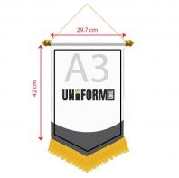 A3 Pennant Flag Banner - High Quality Outdoor Pennant for Promotions