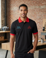 Custom Embroidery Logo Polo T-Shirt Malaysia   Polo Shirt Uniform Korporat Berkualiti Tinggi dengan Harga Berpatutan