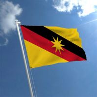 Custom Made Flag Sarawak   Bendera Tempahan Berkualiti Tinggi dengan Logo  Tahan Cuaca, Cetakan Jelas & Harga Berpatutan