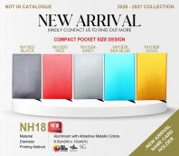 NH18 Pemegang Kad Nama Aluminium | Bekas Kad Perniagaan Ringan & Tahan Lasak | Organiser Kad Nama Untuk Mesyuarat, Persidangan & Acara Networking