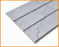 Queensfloor Wall Fluted Panel Low Square QFPLSS22-07 SILVER GLACIER