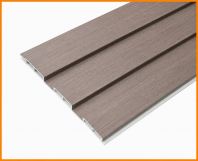 Queensfloor Wall Fluted Panel Low Square QFPLSW25-07 CASHMERE OAK