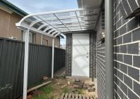 Aluminium White Pergola