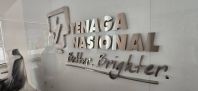 TNB BATU PAHAT -3D stainless steel box up signage
