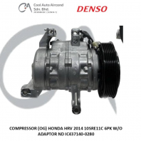 COMPRESSOR OG HONDA HRV 2014 10SRE11C 6PK WO ADAPTOR ND IC437140-0280