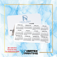 Business Card Calendar Matte Lamination