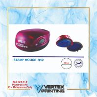 COLOP Brand Stamp Mouse Chop R40-40mm COLOP Brand Stamp Mouse Chop R40-40mm