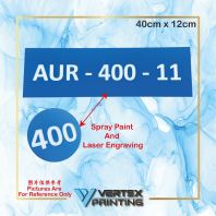 Acrylic Signage - Spray Paint with Laser Engraving Acrylic Signage - Spray Paint with Laser Engraving