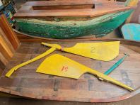 yellow wall decoration