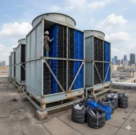 Cooling Tower Fill Media Replacement