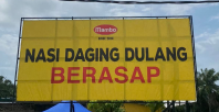 Zig Zag Signboard (Eyelet Finishing)