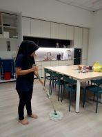 Office Pantry & Breakroom Floor Mopping