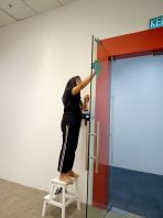 Office Glass Door Cleaning Service