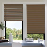Zebra Blinds - Brown