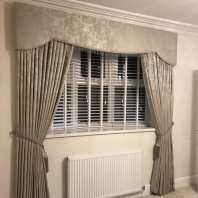 Langsir dengan Pelmet Box Eksklusif di Setia Alam