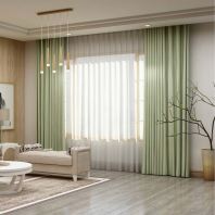 Premium Solid Green Blackout Eyelet Curtain for Modern Homes in Kuala Lumpur, Klang Valley & Shah Alam Premium Solid Green Blackout Eyelet Curtain for Modern Homes in Kuala Lumpur, Klang Valley & Shah Alam