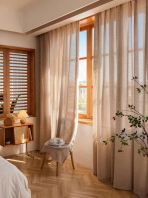 Japanese Style Sheer Curtain | Natural Linen Look | Minimalist Home Japanese Style Sheer Curtain | Natural Linen Look | Minimalist Home