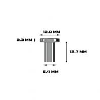 Aluminium Solid Rivet (1/4)6.4 x 12.7(1/2)