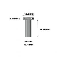 Aluminium Solid Rivet  (1/4)6.4 x 19.0(3/4)